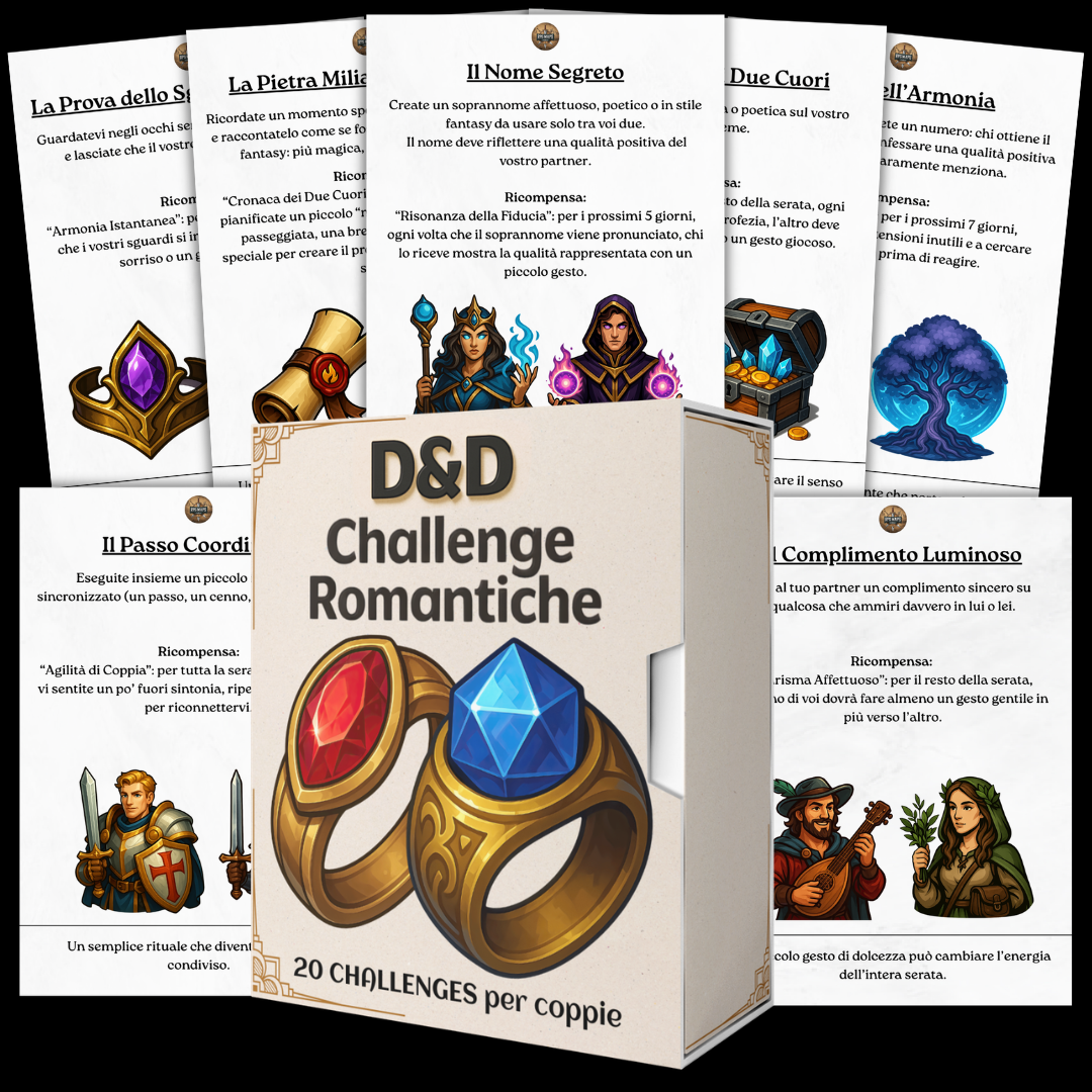 20 D&D Challenge Romantiche di Coppia