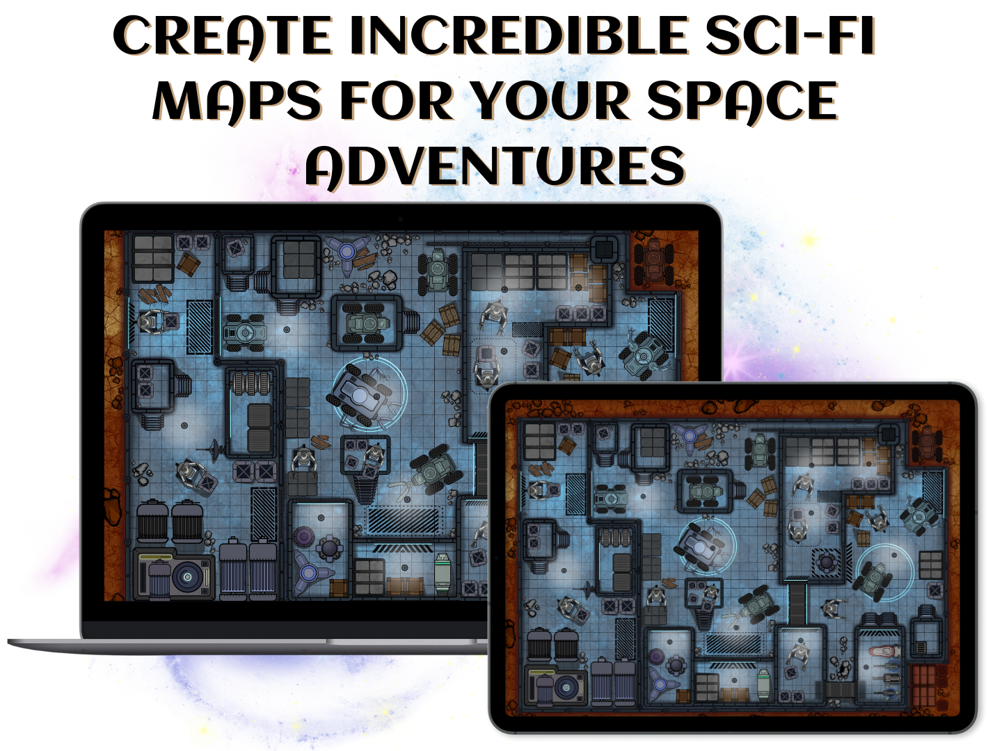 200 Sci-Fi Brushes & 1,000+ Ready to Use Maps (R)