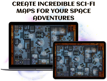 200 Sci-Fi Brushes & 1,000+ Ready to Use Maps (R)