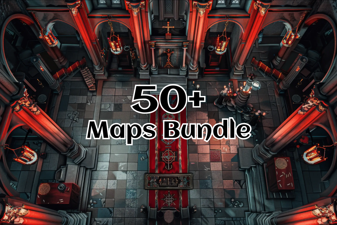 The Knightly Domains Bundle – RPG Maps Forge