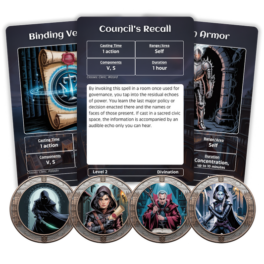 Waterdeep – Spell Cards & Tokens